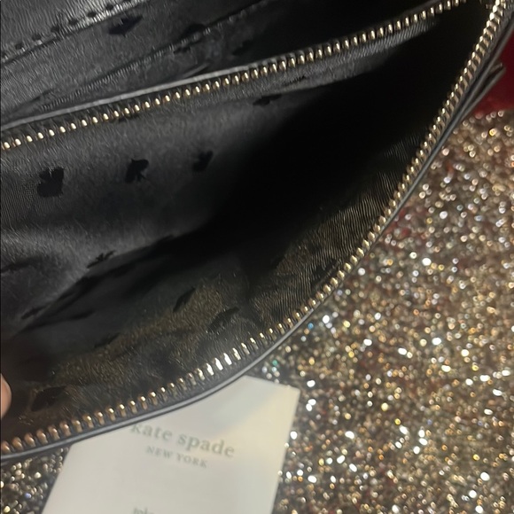 Kate Spade Leopard Print Crossbody Bag - Black and Beige NWOT - Picture 5 of 9